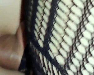 crazy guy in pantyhose fucks shaved stepsister anal