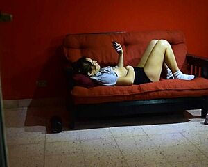 did you see the neighbor masturbating after gym? she's so hot