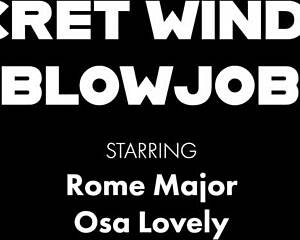 Sexy Osa Lovely Gets Facialized By Rome Major Through The Window!