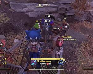 크레이지캣이 폴아웃76에서 여덟 처녀들 잔인하게 범해