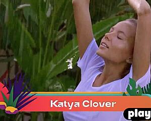 Blonde MILF Katya Clover Poses Perfect Body in Rain