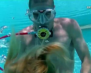 Cum Everywhere In The Pool From Cruz's Blowjobs!