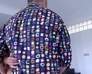 Hot babe engages in quick rough fucking session