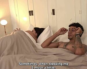 Step-siblings share a bed because they have no other choice will everything be all right