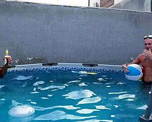 Gangbang Party Rough Double Vaginal Creampie Action