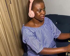 Naughty ebony student fucks maths homework lesson bbc teacher