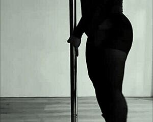 Pinay performs pole dancing with heels and aerial hoops