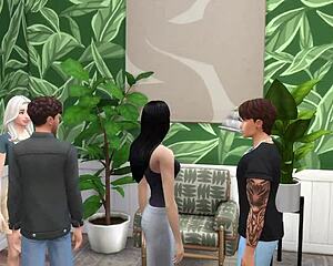 Tempting Group Fun On Floor And Chair