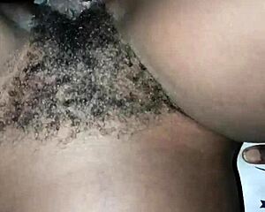 Fucking Sexy Petite Ebony Chic With Hairy Pussy