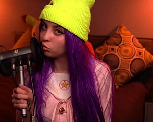 this asmr moona ear licking is super relaxing, you gotta try it