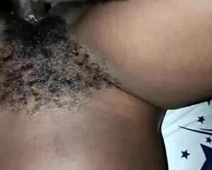 Fucking Sexy Petite Ebony Chic With Hairy Pussy