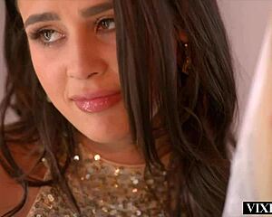 Vixenplus Beauty Kylie Helps Bride Emma Relax