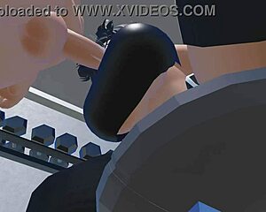 Roblox fun at the gym