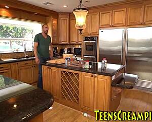 Amateur rides big black dick