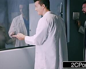 Double trouble docs cure blonde milf with intense dp sex