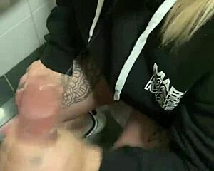 Deepvane performs in a public cinema bathroom scene