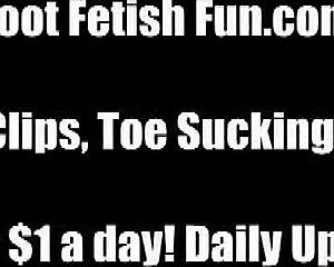 Shoot hot cum on our feet