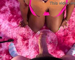 black 28 pov ebony babe slurping white meat asmr blowjob