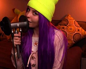 this asmr moona ear licking is super relaxing, you gotta try it