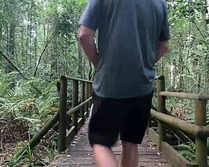 we had passionate sex in the garden and almost got caught