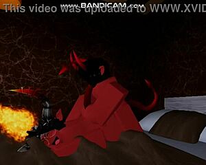 Ανέβασμα ξανά με περισσότερες animations πλούσιας δαιμονικής κοπέλας Roblox