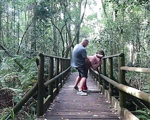 we had passionate sex in the garden and almost got caught