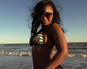 Stripping Naked At The Beach