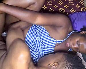 Nigerian Pussy Gets Roughly Fucked By Big Cock