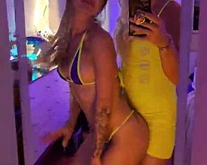 v sexy sluts after a night out getting makeovers by a professional from pacorabanne cynde watson who was on go.