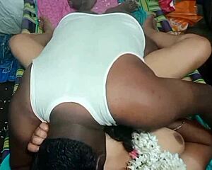 This Indian wife is getting fucked hard by her husband's friend.