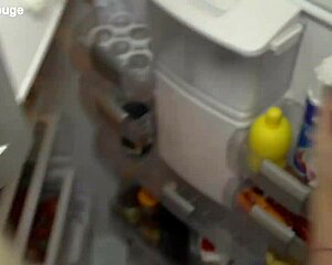 Housewife's Emotions Run Wild As She Goes Crazy In The Kitchen