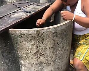 alpha baddie enjoys outdoor fucking with wellspring