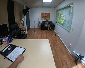 nataly dewalt chokes on cock in hardcore casting blowjob!