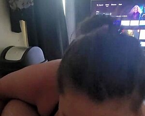 Kandy Kane Sucking Deepthroat Blowjob