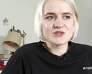 I witnessed Luisa's intense drenching squirting orgasm on Ersties