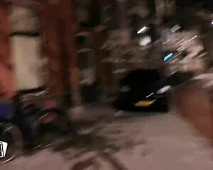 hardcore sex in amsterdam night club bushes