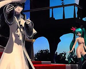 Hatsune Miku Cendrillon Nude Mod With Big Boobs