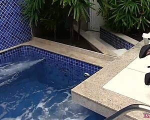 slutty tgirl nicolly pantoja rides guy then takes ass fucking