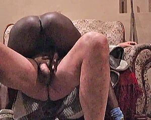 louis gets huge orgasm riding daddy's dick