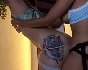 Girls' Foot Play With Penetration!