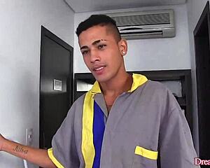 slutty tgirl nicolly pantoja rides guy then takes ass fucking