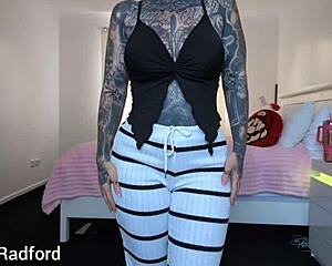 big tits fit milf try on haul