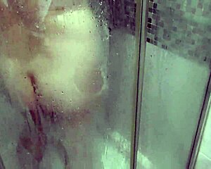 big ass milf in shower, I watch and jerk