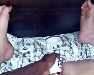 Intense Emotions Using Toy On Wife