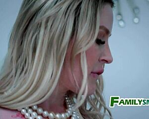 i watch as step mom steps in and takes us for a sinful spin