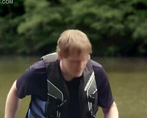 Donnabella mortel showcases her sexy bikini in a freshwater adventure