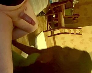 Amateur HOMEMADE late night EARLY MORNING BLOWJOB for neighbor white boy