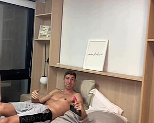 Argentinian beauty Clarii Quinn rides two massive cocks in DP anal