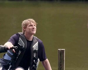 Donnabella mortel showcases her sexy bikini in a freshwater adventure