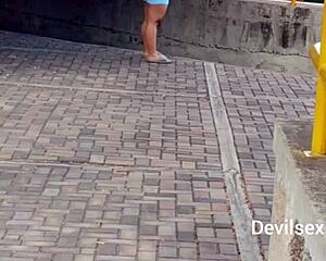 Exploring New Neighborhood, Found Horny Chubby Girl, Took Her Home for Intense Fuck